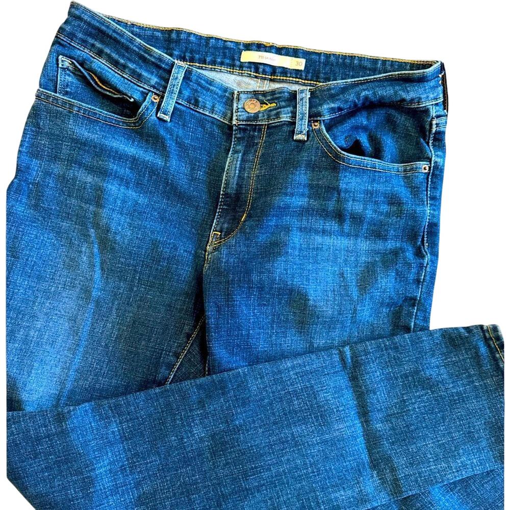 Levi Stylish Distressed Denim Jeans 711 Skinny
